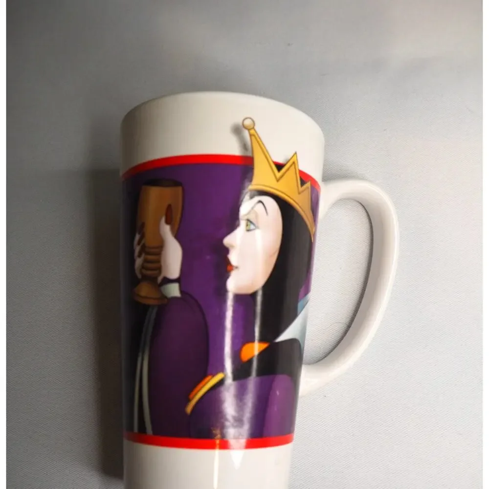 Disney Store Snow White Evil Queen Tall Latte Mug 12 oz Villains 2014 Parks